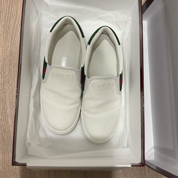 GUCCI Ace Men's Slip On Shoe White - Picture 2 of 10